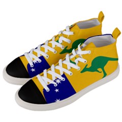 Proposed All Australian Flag Men s Mid-top Canvas Sneakers by abbeyz71