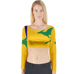 Proposed All Australian Flag Long Sleeve Crop Top by abbeyz71
