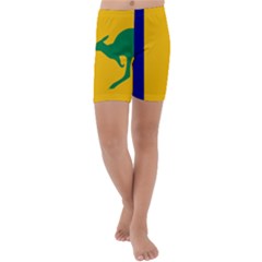 Proposed All Australian Flag Kids  Lightweight Velour Capri Yoga Leggings by abbeyz71