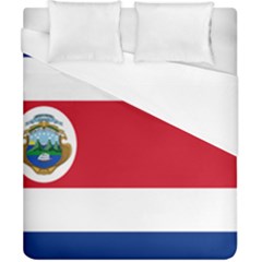 National Flag Of Costa Rica Duvet Cover (california King Size) by abbeyz71