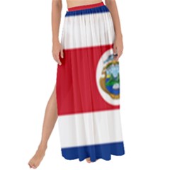 National Flag Of Costa Rica Maxi Chiffon Tie-up Sarong by abbeyz71