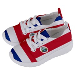 National Flag Of Costa Rica Kids  Lightweight Sports Shoes by abbeyz71