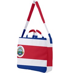 National Flag Of Costa Rica Square Shoulder Tote Bag by abbeyz71