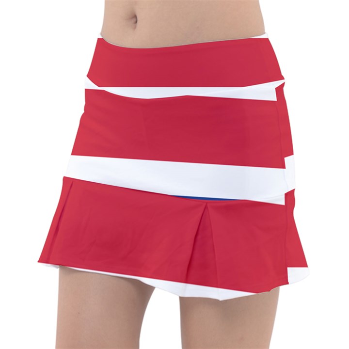 National Flag of Costa Rica Tennis Skirt