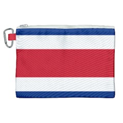 National Flag Of Costa Rica Canvas Cosmetic Bag (xl) by abbeyz71