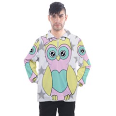 Sowa Child Owls Animals Men s Half Zip Pullover