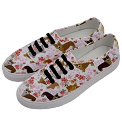 Corgis Corgi Pattern Men s Classic Low Top Sneakers