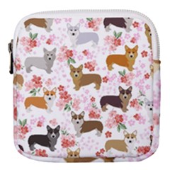 Corgis Corgi Pattern Mini Square Pouch by Sapixe