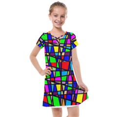 Mosaic Kids  Cross Web Dress by thomaslake