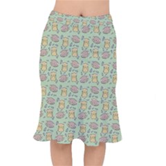 Hamster Pattern Mermaid Skirt
