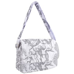 Angel Line Art Religion Angelic Courier Bag by Sapixe