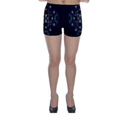 Fractal Fractal Art Texture Skinny Shorts