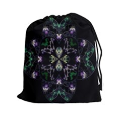 Fractal Fractal Art Texture Drawstring Pouch (xxl)