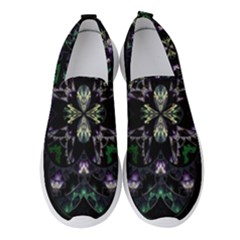 Fractal Fractal Art Texture Women s Slip On Sneakers