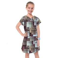 Texture Artwork Mural Murals Art Kids  Drop Waist Dress by Sapixe