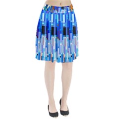 Color Colors Abstract Colorful Pleated Skirt