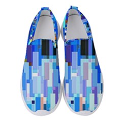 Color Colors Abstract Colorful Women s Slip On Sneakers