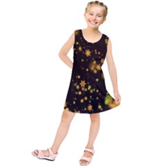 Background Black Blur Colorful Kids  Tunic Dress