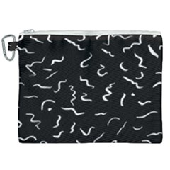 Scribbles Lines Drawing Picture Canvas Cosmetic Bag (xxl) by Sapixe