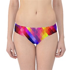 Abstract Background Colorful Pattern Hipster Bikini Bottoms