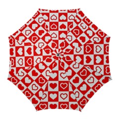 Background Card Checker Chequered Golf Umbrellas by Sapixe