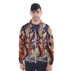 Tree Forest Woods Nature Landscape Men s Windbreaker