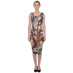 Tree Forest Woods Nature Landscape Sleeveless Pencil Dress