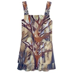 Tree Forest Woods Nature Landscape Kids  Layered Skirt Swimsuit