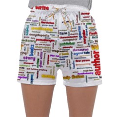 Writing Author Motivation Words Sleepwear Shorts