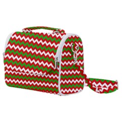 Christmas Paper Scrapbooking Pattern Satchel Shoulder Bag