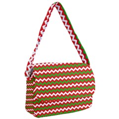 Christmas Paper Scrapbooking Pattern Courier Bag by Sapixe