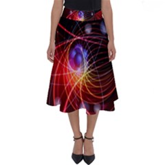 Physics Quantum Physics Particles Perfect Length Midi Skirt