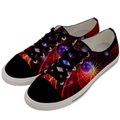 Physics Quantum Physics Particles Men s Low Top Canvas Sneakers by Sapixe