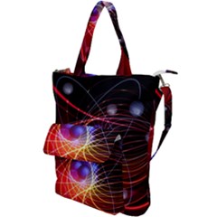 Physics Quantum Physics Particles Shoulder Tote Bag by Sapixe