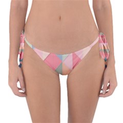 Background Geometric Triangle Reversible Bikini Bottom by Sapixe