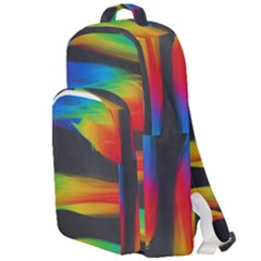 Colorful Background Double Compartment Backpack by Sapixe