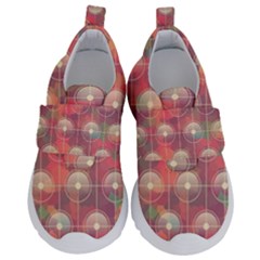 Colorful Background Abstract Kids  Velcro No Lace Shoes