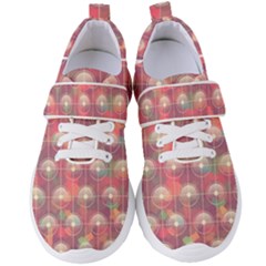 Colorful Background Abstract Women s Velcro Strap Shoes