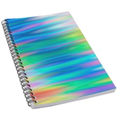 Wave Rainbow Bright Texture 5 5  X 8 5  Notebook by Sapixe