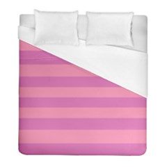 Pink Stripes Striped Design Pattern Duvet Cover (full/ Double Size)