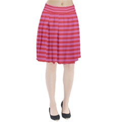 Stripes Striped Design Pattern Pleated Skirt