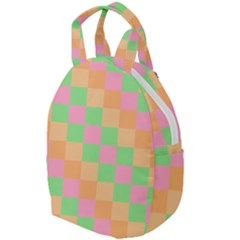 Checkerboard Pastel Squares Travel Backpacks