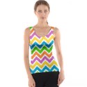 Chevron Pattern Design Texture Tank Top View1