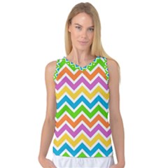 Chevron Pattern Design Texture Women s Basketball Tank Top