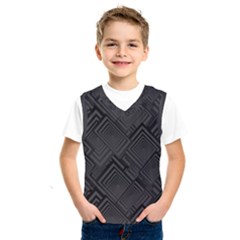 Diagonal Square Black Background Kids  Sportswear
