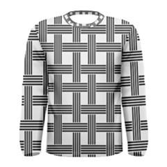 Seamless Stripe Pattern Lines Men s Long Sleeve Tee