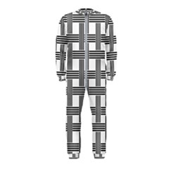 Seamless Stripe Pattern Lines Onepiece Jumpsuit (kids)