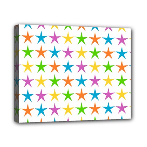 Star Pattern Design Decoration Canvas 10  X 8  (stretched)