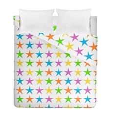 Star Pattern Design Decoration Duvet Cover Double Side (full/ Double Size) by Sapixe