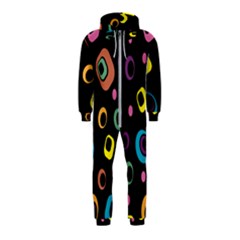 Abstract Background Retro Hooded Jumpsuit (kids) by Sapixe